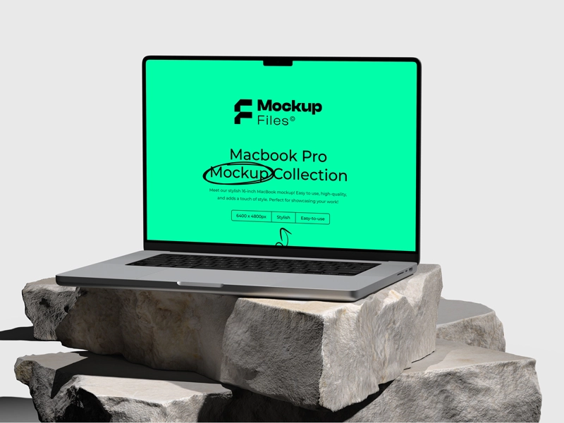 Free Macbook Pro Mockup 12