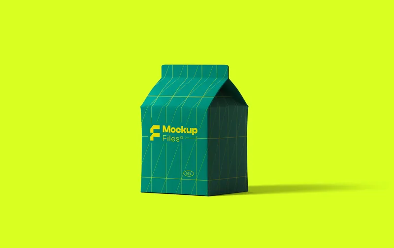 Free Drink Pack Mockup V11 Front View