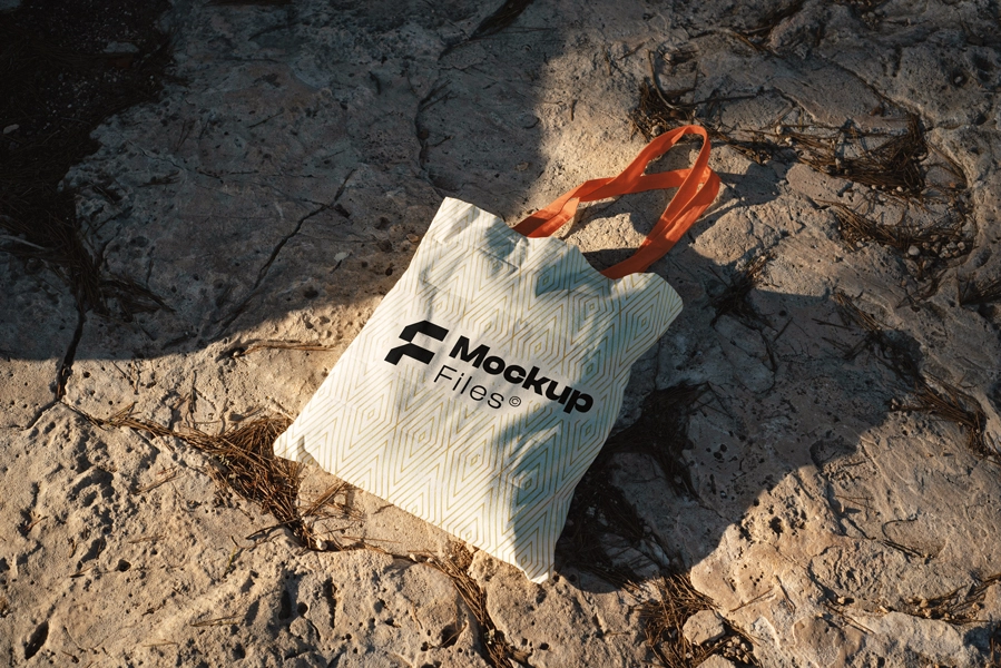 Free Download Outdoor Tote Bag Mockup