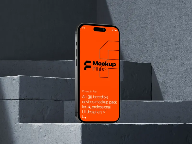 Free I-Mockup Stylish 15 iPhone Mockup Collection